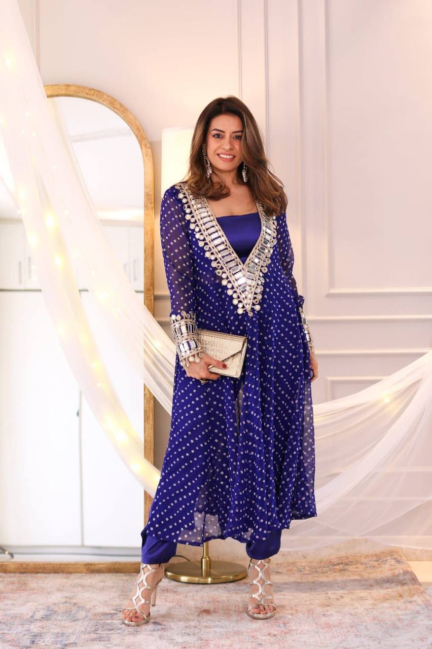 Anarkali Style Side Cut Kurti