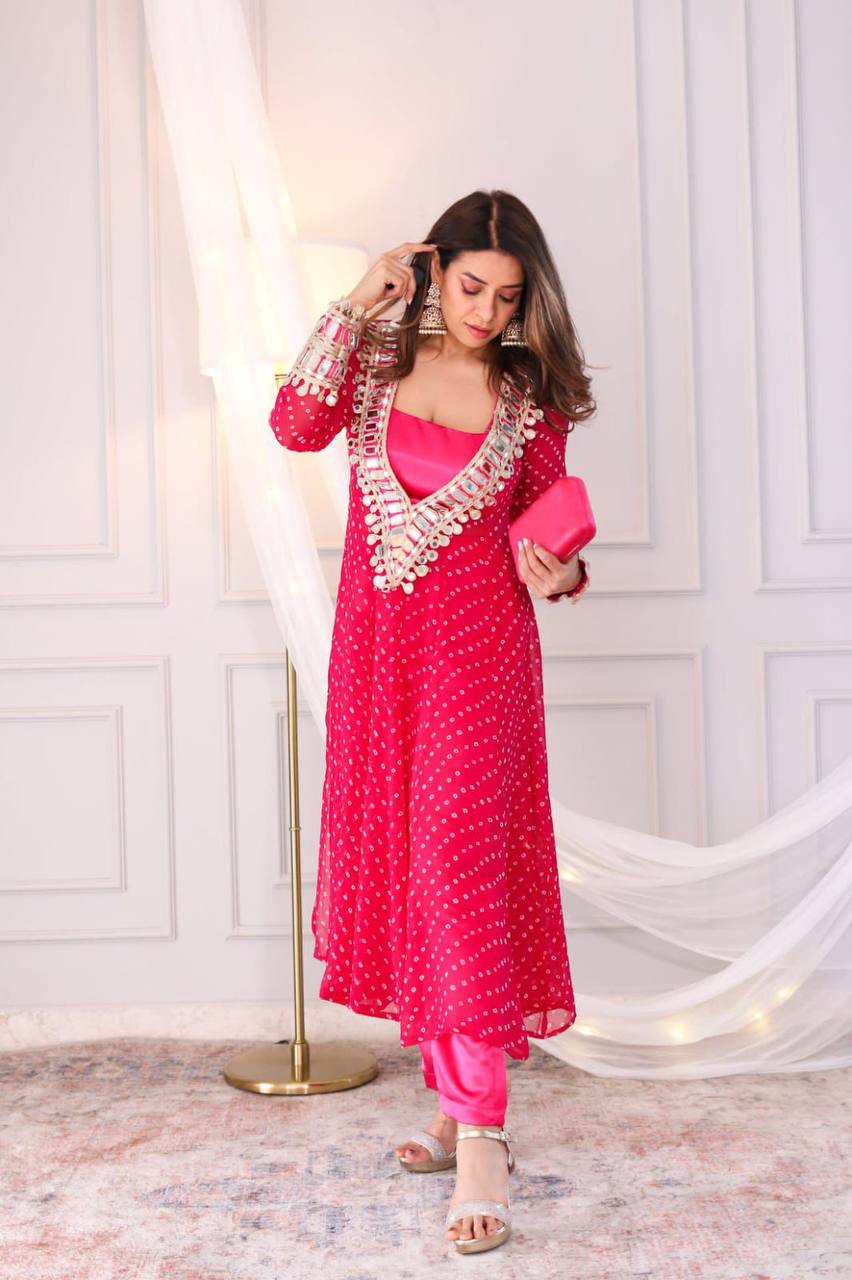 Anarkali Style Side Cut Kurti