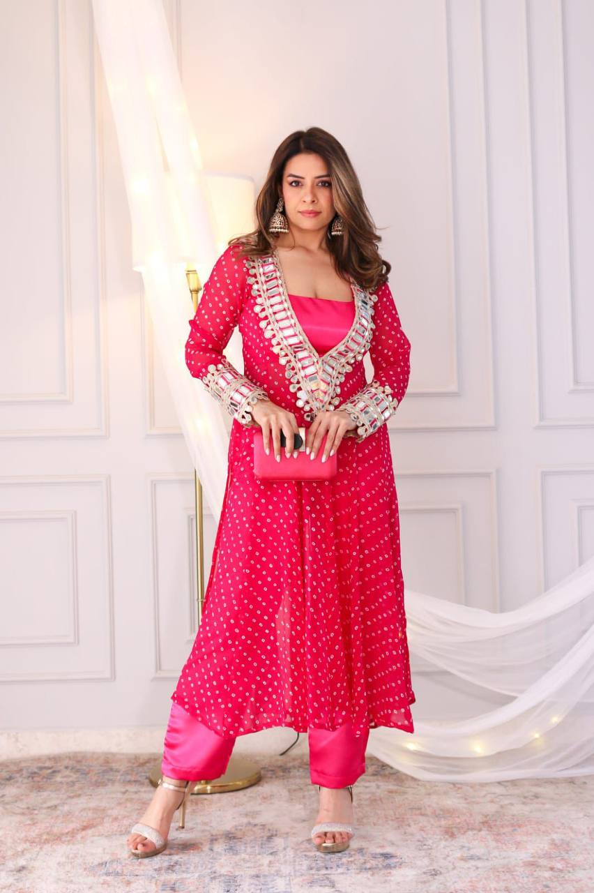 Anarkali Style Side Cut Kurti